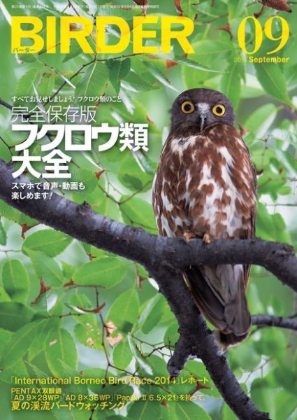 BIRDER（バーダー） 2015年9月号 (発売日2015年08月17日) 表紙