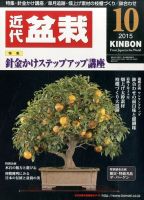 月刊 近代盆栽 2015年10月号 表紙
