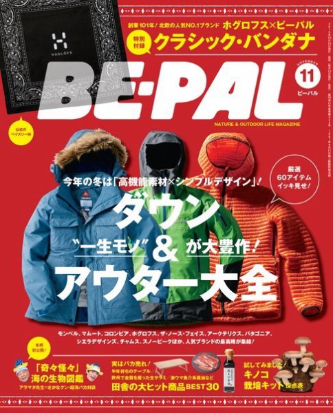 BE-PAL（ビーパル） 2015年11月号 (発売日2015年10月10日) 表紙