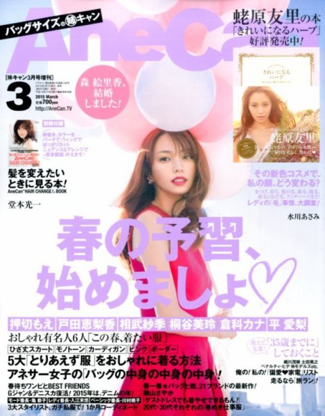 バッグサイズAneCan 2015年02月06日発売号 表紙