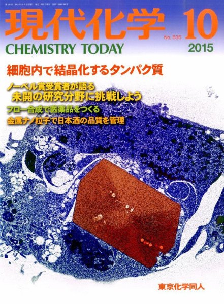現代化学 2015年10月号 (発売日2015年09月18日) 表紙