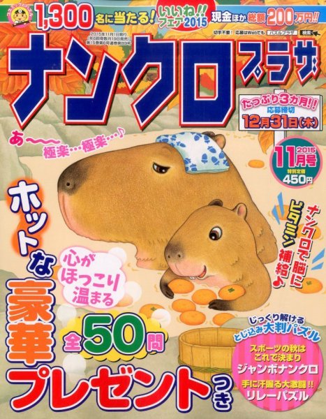ナンクロプラザ 2015年11月号 (発売日2015年09月17日) 表紙