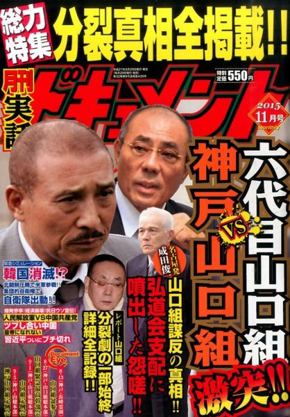 実話ドキュメント 2015年11月号 (発売日2015年09月29日) 表紙