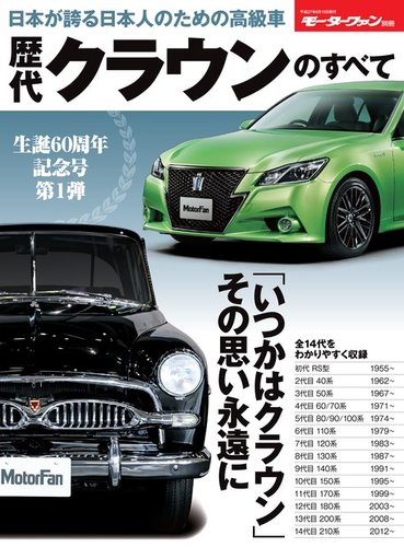 ニューモデル速報 歴代シリーズ 歴代クラウンのすべて (発売日
