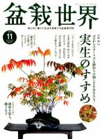 盆栽世界 2015年11月号 表紙