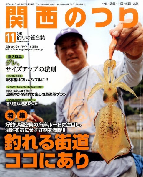 関西のつり 2015年11月号 (発売日2015年10月10日) 表紙