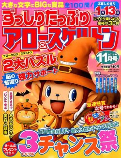ずっしりたっぷりアロー＆スケルトン 2015年11月号 (発売日2015年10月14日) 表紙