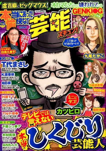 本当にあったゆかいな話芸能ズキュン 2015年11月号 (発売日2015年10月14日) 表紙
