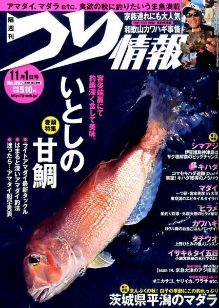 つり情報 2015年11/1号 (発売日2015年10月15日) 表紙