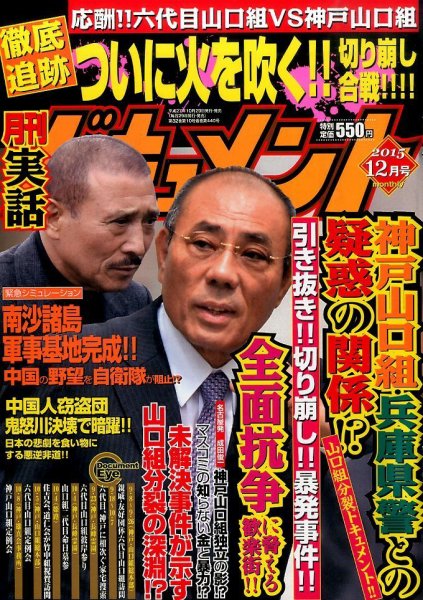 実話ドキュメント 2015年12月号 (発売日2015年10月29日) 表紙