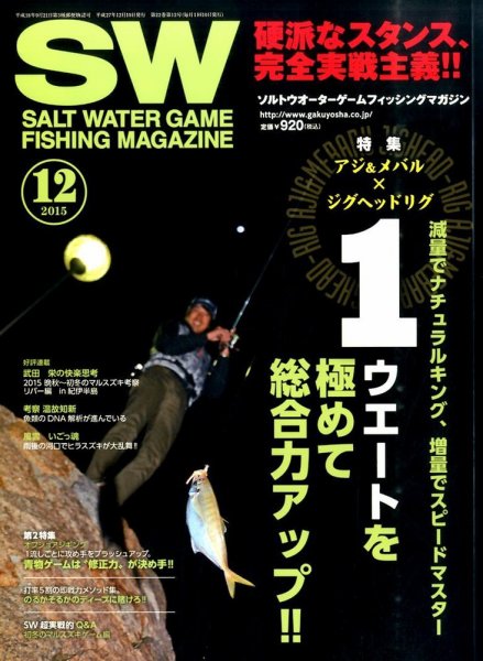 SALT WATER GAME 2015年12月号 (発売日2015年11月10日) 表紙