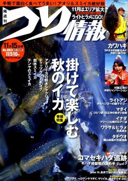 つり情報 2015年11/15号 (発売日2015年10月31日) 表紙