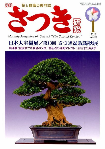 さつき研究 2016年1月号 (発売日2015年12月04日) 表紙