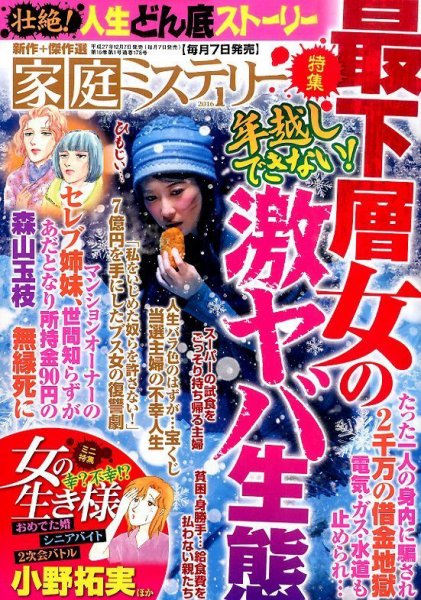 家庭ミステリー 2016年1月号 (発売日2015年12月07日) 表紙