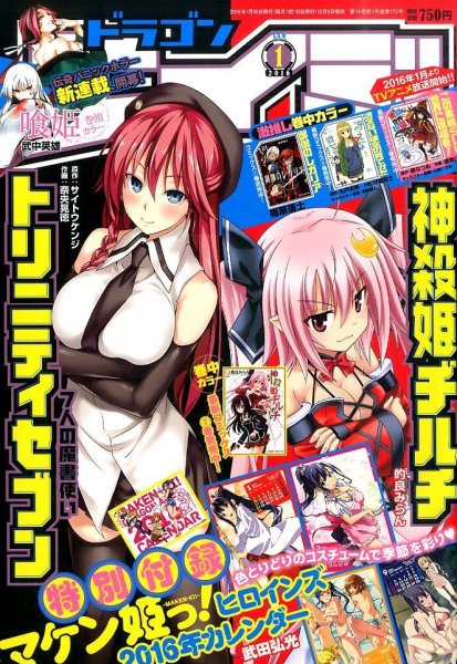 月刊ドラゴンエイジ 2016年1月号 (発売日2015年12月09日) 表紙
