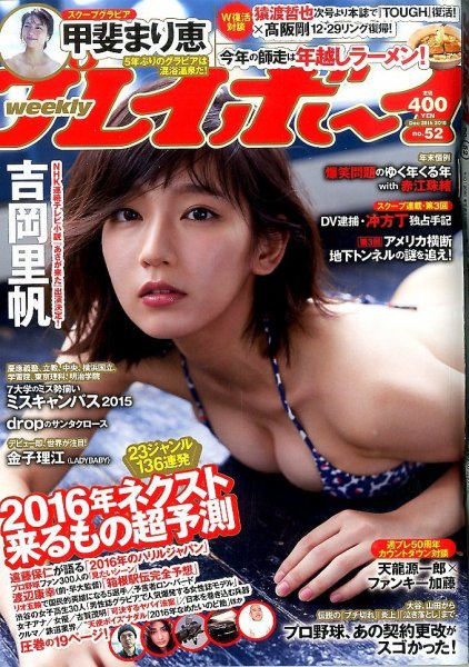 週刊プレイボーイ/週プレ 2015年12月28日号 (発売日2015年12月14日