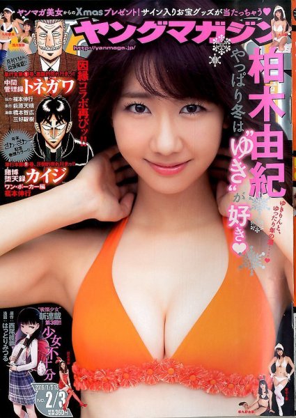 週刊ヤングマガジン 2016年1/12号 (発売日2015年12月14日) 表紙