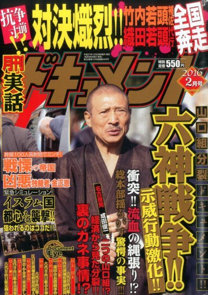 実話ドキュメント 2016年2月号 (発売日2015年12月29日) 表紙