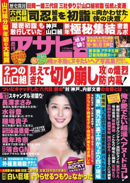 週刊アサヒ芸能 ［ライト版］ 1/21号 (発売日2016年01月13日) 表紙