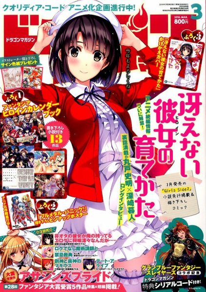 DRAGON MAGAZINE (ドラゴンマガジン) 2016年3月号 (発売日2016年01月20日) 表紙