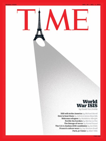 TIME 11/30・12/7号 (発売日2015年11月24日) 表紙