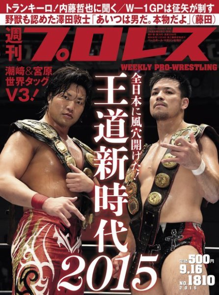 週刊プロレス 2015年9/16号 (発売日2015年09月02日) 表紙