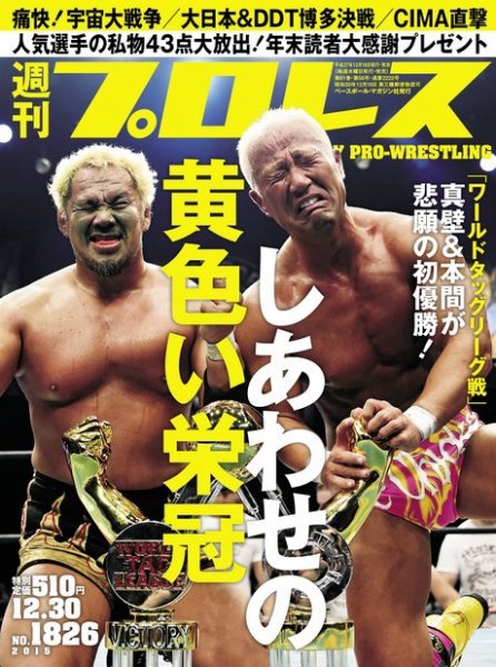 週刊プロレス 2015年12/30号 (発売日2015年12月16日) 表紙