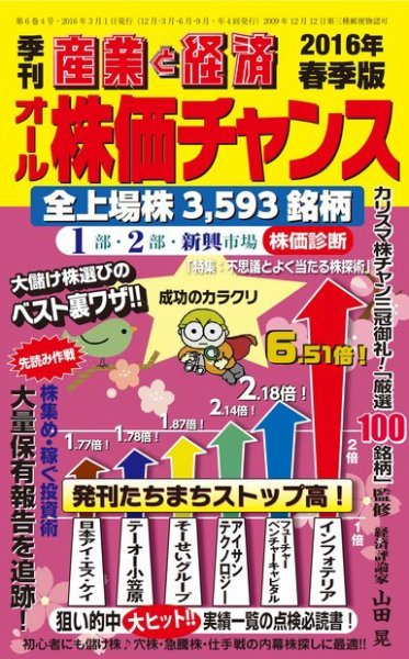 オール株価チャンス 2016年4月号 (発売日2016年03月01日) 表紙