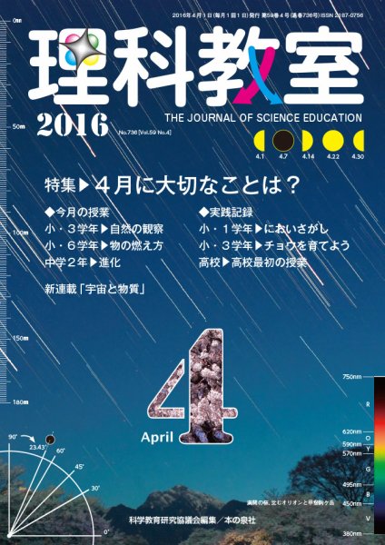 理科教室 2016年4月号 (発売日2016年03月26日) 表紙