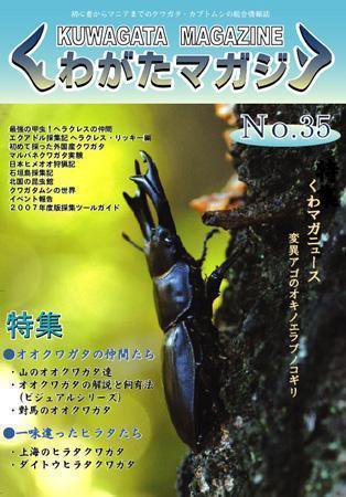 くわがたマガジン 35号 (発売日2007年05月30日) 表紙