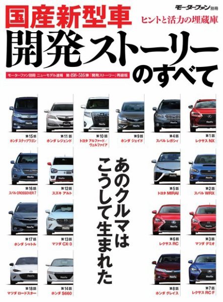 ニューモデル速報 統括シリーズ 国産新型車 開発ストーリーのすべて (発売日2015年10月10日) 表紙