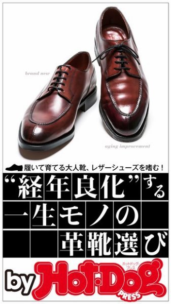 Hot-Dog PRESS Selection（ホットドッグプレスセレクション） ”経年良化”する一生モノの革靴選び 履いて育てる大人靴、レザーシューズを嗜む (発売日2015年11月13日) 表紙