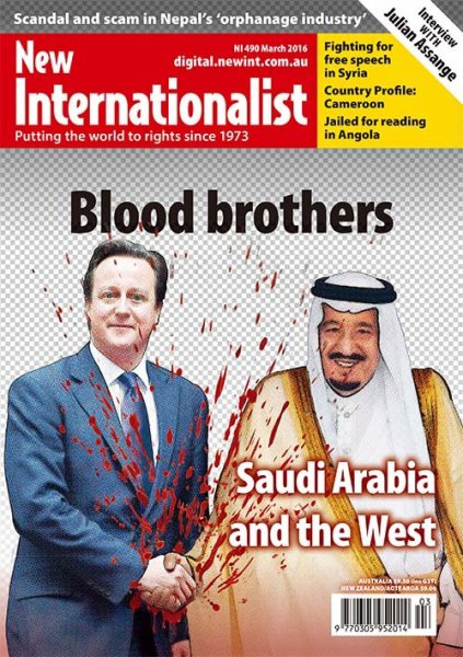 New Internationalist（ニューインターナショナリスト）英語版 No.490 (発売日2016年04月10日) 表紙