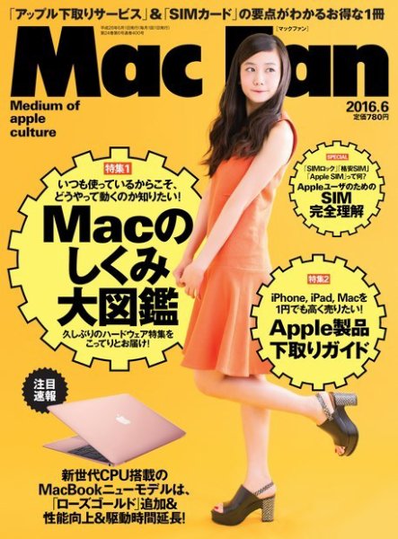 Mac Fan（マックファン） 2016年6月号 (発売日2016年04月28日) 表紙