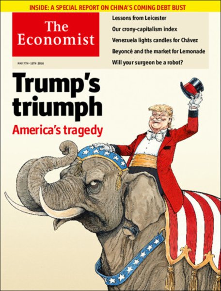 英国The Economist（エコノミスト） 2016年05月07日発売号 表紙