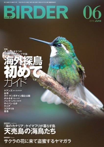 BIRDER（バーダー） 2016年6月号 (発売日2016年05月16日) 表紙