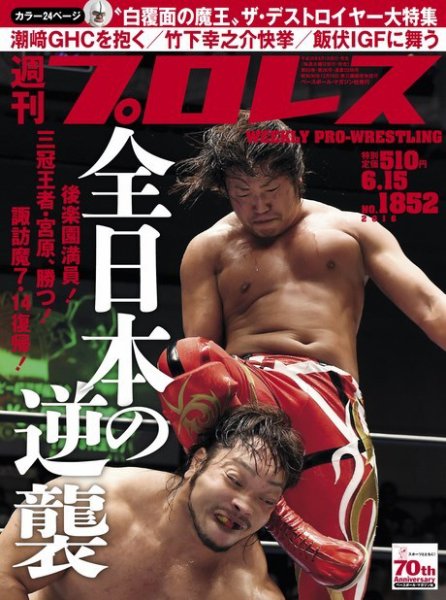 週刊プロレス 2016年6/15号 (発売日2016年06月01日) 表紙