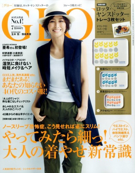 GLOW（グロー） 2016年7月号 (発売日2016年05月28日) 表紙