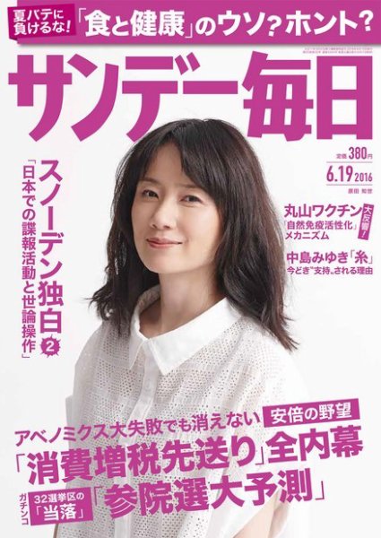 サンデー毎日 2016年6/19号 (発売日2016年06月07日) | 雑誌/電子書籍