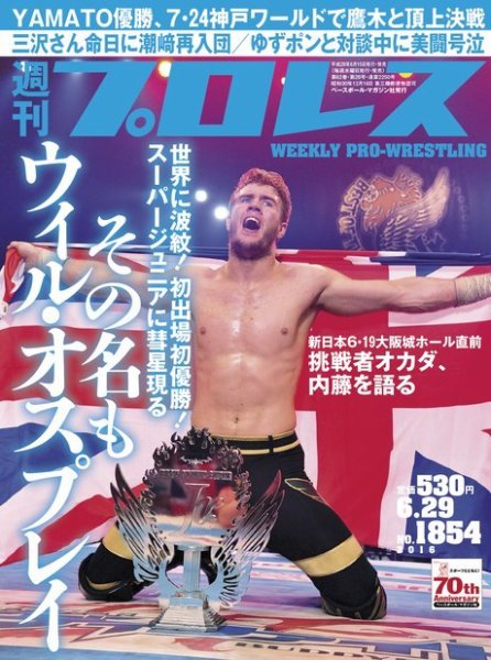 週刊プロレス 2016年6/29号 (発売日2016年06月15日) 表紙