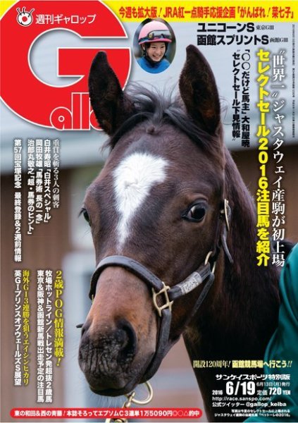 週刊Gallop（ギャロップ） 6月19日号 (発売日2016年06月14日) 表紙