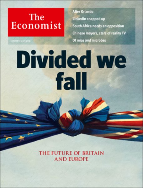 英国The Economist（エコノミスト） 2016年06月18日発売号 表紙
