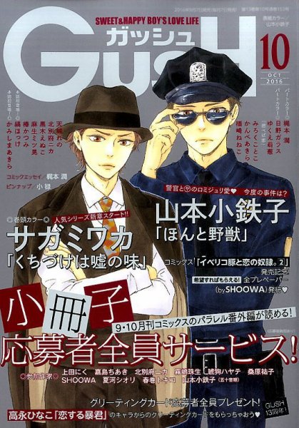 GUSH（ガッシュ） 2016年10月号 (発売日2016年09月07日) 表紙