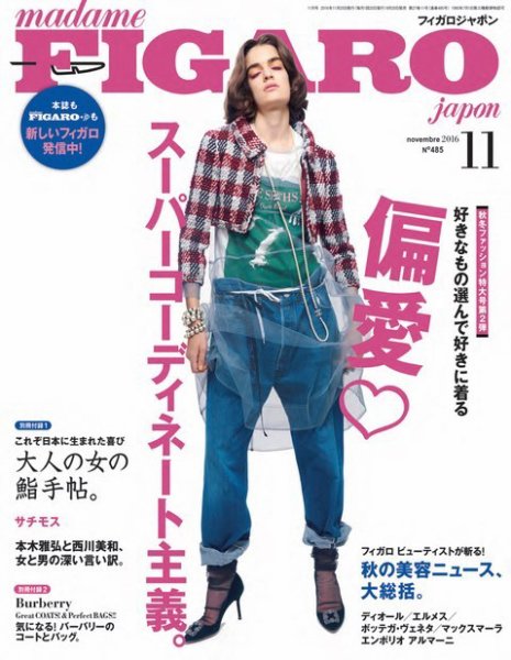 フィガロジャポン(madame FIGARO japon) 2016年11月号 (発売日2016年09月20日) 表紙