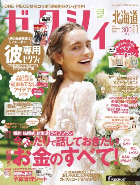 ゼクシィ北海道 11月号 (発売日2016年09月23日) 表紙