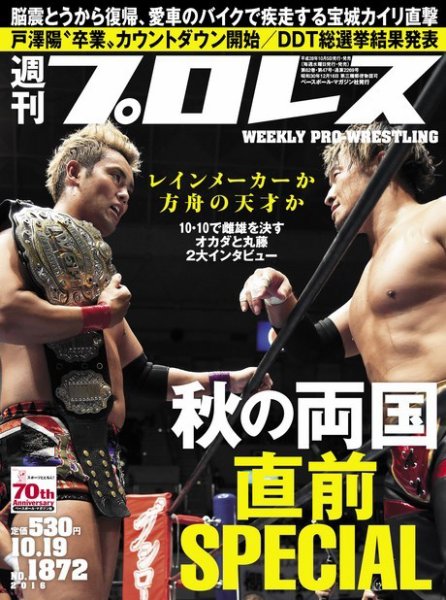 週刊プロレス 2016年10/19号 (発売日2016年10月05日) 表紙