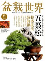 盆栽世界 2016年11月号 表紙