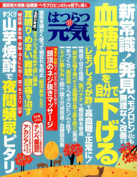 はつらつ元気 2016年11月号 (発売日2016年10月01日) 表紙