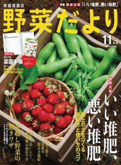 野菜だより 2016年11月号 (発売日2016年10月03日) 表紙