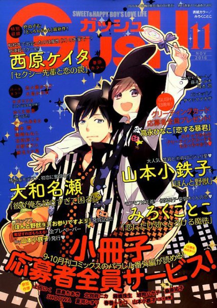 GUSH（ガッシュ） 2016年11月号 (発売日2016年10月07日) 表紙